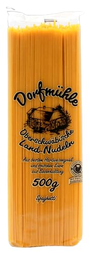 Dorfmühle Oberschwäbische Land-Nudeln Spaghetti, 20er Pack (20 x 500g) von Dorfmühle