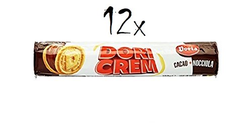 12x Doria Kekse Doricream schoko kekse kakao + Haselnüss cookies biscuits snack von Doria