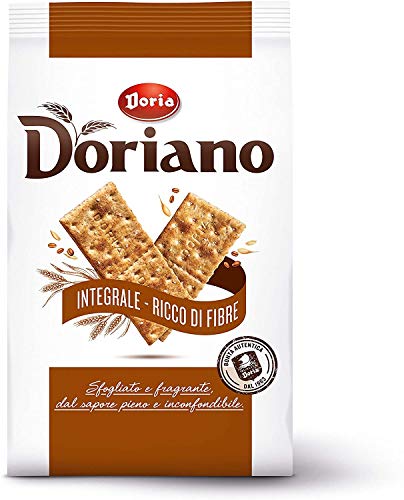 3x Doria Doriano Crackers Integrali Vollkorn Salzgebäck gesalzen 700g kekse von Doria
