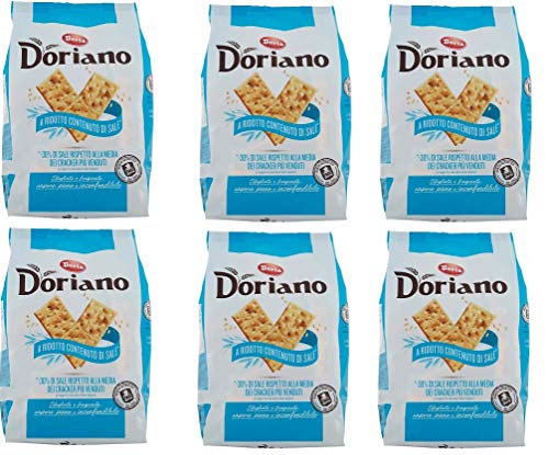 6x Doria Doriano Crackers ohne Salzkörner Salzgebäck gesalzen 700g kekse 6x Doria Doriano Crackers ohne Salzkörner Salzgebäck gesalzen 700g kekse von Doria