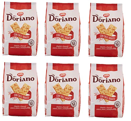 6x Doria Doriano Crackers salati Salzgebäck gesalzen 700g kekse gebäck 6x Doria Doriano Crackers salati Salzgebäck gesalzen 700g kekse gebäck von Doria