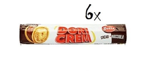 6x Doria Kekse Doricream schoko kekse kakao + Haselnüss cookies biscuits snack von Doria