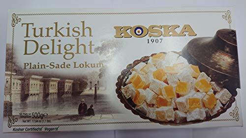 Turkish Delight, Lokum PUR - Sade Lokum, Türkischer Honig, Türkische Süßigkeit, 500g von DORiMED