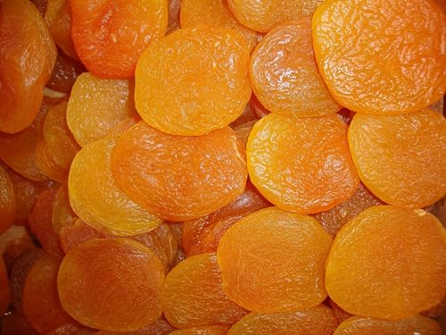 Aprikosen getrocknet 1 kg | ungezuckert zuckerfrei, weich, dehydriert | in wiederverschließbarem Beutel | Dorimed von DORiMED