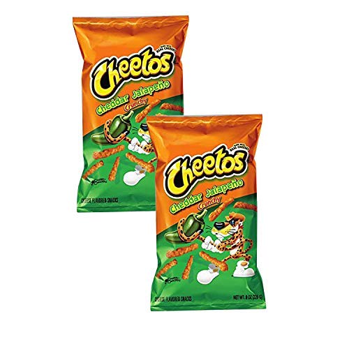 Doritos Cheetos Crunchy Cheddar Jalapeno (importiert), 226,8 g, 2 Stück von Doritos
