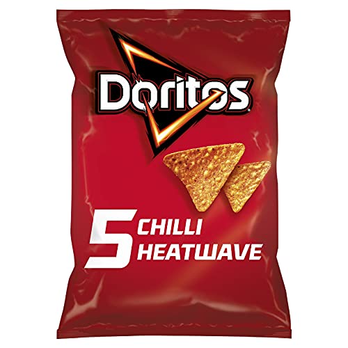 Doritos Chili Heatwave, 5 x 30 g, 5 Stück (1er Pack) von CAROUF
