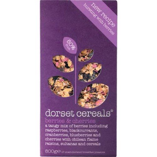 (2er BUNDLE)| Dorset Cereal - Berries & Cherries Muesli -800g von Dorset Cereal