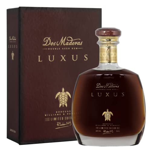 Dos Maderas Luxus | Rum | Limitierte Edition | Exklusiver Alterungsprozess | das Beste aus zwei Welten | 15 Jahre im Solera-Criadera Verfahren gereift| 700ml | 40 % Volume von Dos Maderas