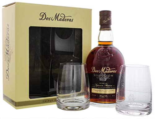 Dos Maderas Seleccion 0,7L + 2 Gläser -GB- Dark (1 x 0.7 l) von Dos Maderas