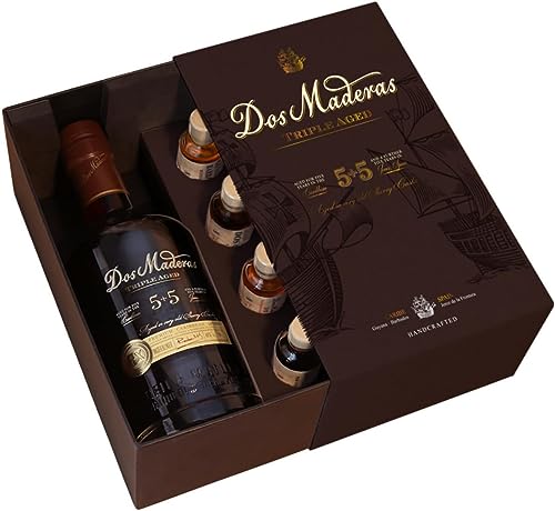 Dos Maderas Tasting Set | Exklusiver Alterungsprozess | 1 x 0,7l 10 Jahre gereifter Rum und 4 Samples a 22ml | 40 % Volume Dos Maderas Tasting Set | Exklusiver Alterungsprozess | 1 x 0,7l 10 Jahre gereifter Rum und 4 Samples a 22ml | 40 % Volume von Dos Maderas