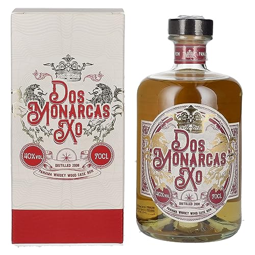 Dos Monarcas XO Panama Whisky Wood Cask Finish Ron 40% Vol. 0,7l in Geschenkbox Dos Monarcas XO Panama Whisky Wood Cask Finish Ron 40% Vol. 0,7l in Geschenkbox von Dos Monarcas
