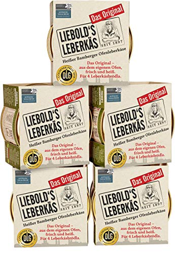 Liebold´s Leberkäs 5er Set Das Original zum Aufbacken von Dosenfestival