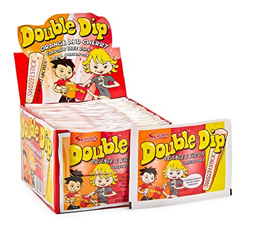 Dok Double Dip Schleckpulver, 24er Pack (24 x 18 g Packung) von Swizzels