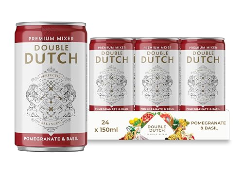 Double Dutch Granatapfel & Basilikum Tonic Water, Dosen 24 x 150 ml von Double Dutch