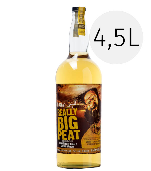Really Big Peat Whisky 4,5 L (46 % vol., 4,5 Liter) von Douglas Laing Whisky