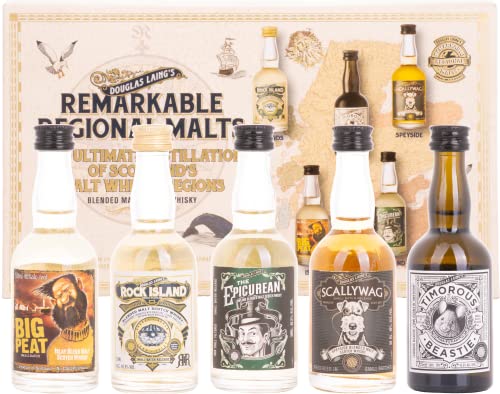 Douglas Laing Remarkable Regional Malts mit Geschenkverpackung (1 x 0.25 l) von Douglas Laing & Co.