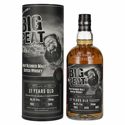 Douglas Laing Big Peat 27 Years Old Islay Blended Malt THE BLACK EDITION 2019 48,30% 0,70 Liter von Douglas Laing & Co.