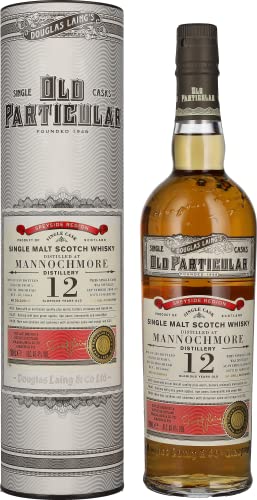 Douglas Laing OLD PARTICULAR Mannochmore 12 Years Old Single Cask Malt 2008 48,4% Vol. 0,7l in Geschenkbox von Douglas Laing & Co.