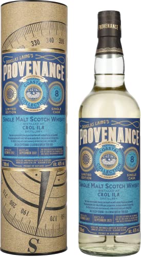 Douglas Laing PROVENANCE Coastal Collection Caol Ila 8 Years Old 2012 46% Vol. 0,7l in Geschenkbox von Douglas Laing & Co.