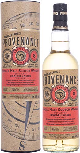 Douglas Laing PROVENANCE Craigellachie 8 Years Old Single Cask Malt 2011 46% Vol. 0,7l in Geschenkbox Douglas Laing PROVENANCE Craigellachie 8 Years Old Single Cask Malt 2011 46% Vol. 0,7l in Geschenkbox von Douglas Laing & Co.