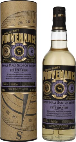 Douglas Laing PROVENANCE Fettercairn 8 Years Old Single Cask Malt 2012 46% Vol. 0,7l in Geschenkbox von Douglas Laing & Co.