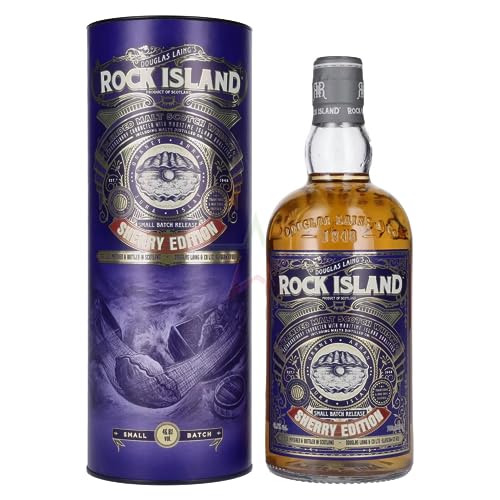Douglas Laing ROCK ISLAND Sherry Edition Small Batch Release in Geschenkbox 46,80% 0,70 lt. von Douglas Laing & Co.