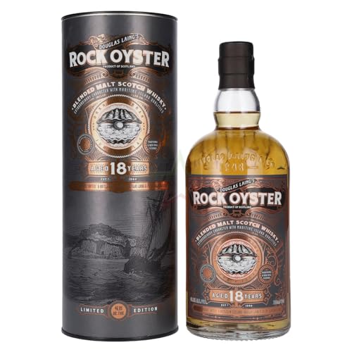 Douglas Laing ROCK OYSTER 18 Years Old Blended Malt 46,80% 0,70 lt. von Douglas Laing & Co.