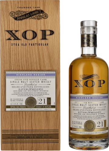 Douglas Laing XOP Highland Park 21 Years Old Single Malt 1997 51,9% Vol. 0,7l in Holzkiste von Highland Park