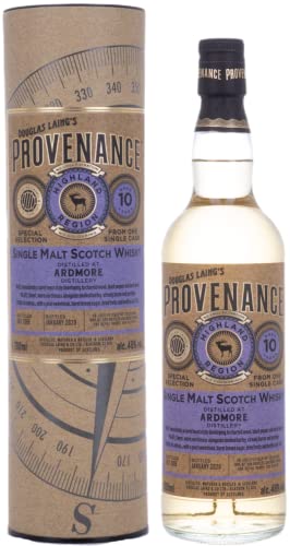 Douglas Laing PROVENANCE Ardmore 10 Years Old Single Cask Malt 2009 46% Vol. 0,7l in Geschenkbox von Douglas Laing & Co.