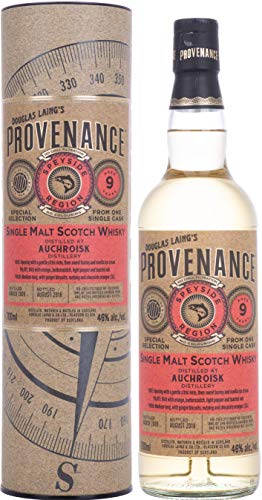 Douglas Laing PROVENANCE Auchroisk 9 Years Old Single Cask Malt 2009 46% Vol. 0,7l in Geschenkbox von Douglas Laing & Co.