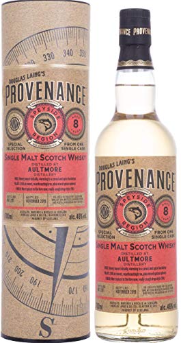 Douglas Laing PROVENANCE Aultmore 8 Years Old Single Cask Malt 2011 46% Vol. 0,7l in Geschenkbox von Douglas Laing & Co.