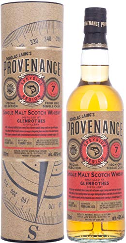 Douglas Laing PROVENANCE Glenrothes 7 Years Old Single Cask Malt 2013 46% Vol. 0,7l in Geschenkbox von Douglas Laing & Co.