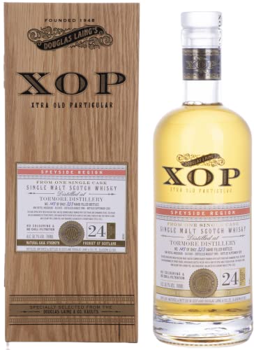 Douglas Laing XOP Tormore 24 Years Old Single Cask Malt 1995 50,7% Vol. 0,7l in Holzkiste von Douglas Laing & Co.