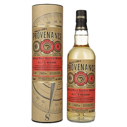 Provenance 8 Year Old Allt-A-Bhainne Single Malt Scotch Whisky, 70 cl von Douglas Laing & Co.