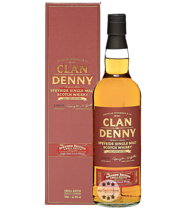 Clan Denny Speyside Single Malt Scotch Whisky (40 % vol., 0,7 Liter) von Douglas McGibbon & Co.