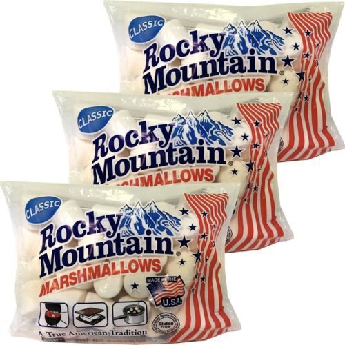 Rocky Mountain Marshmallows Classic 3 Tüte á 300g (GLUTENFREIER US-Schumzucker) von Doumak Inc.