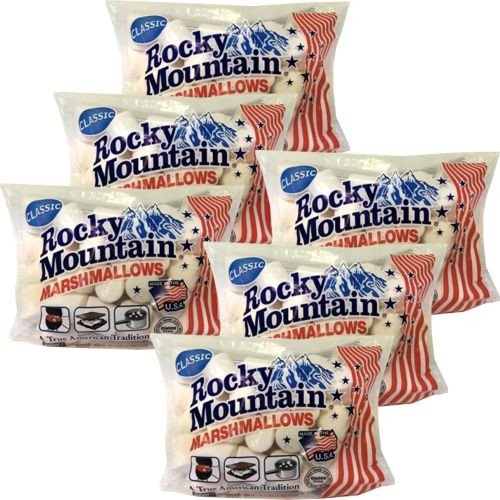 Rocky Mountain Marshmallows Classic 6 Tüte á 300g (GLUTENFREIER US-Schumzucker) von Doumak Inc.