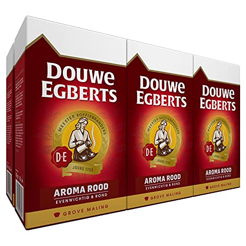 Douwe Egberts Aroma Roter grob gemahlener Filterkaffee, 6 x 500 Gramm von Douwe Egberts