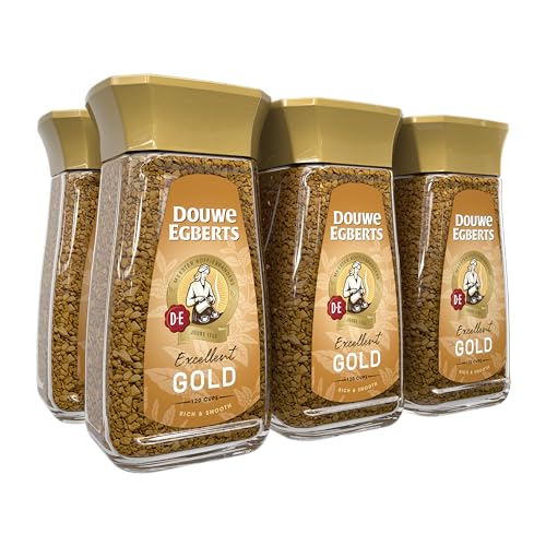 Douwe Egberts Oploskoffie Gold (1.2 Kilogram, Medium Roast Instant Koffie), 6 x 200 Gram von Douwe Egberts