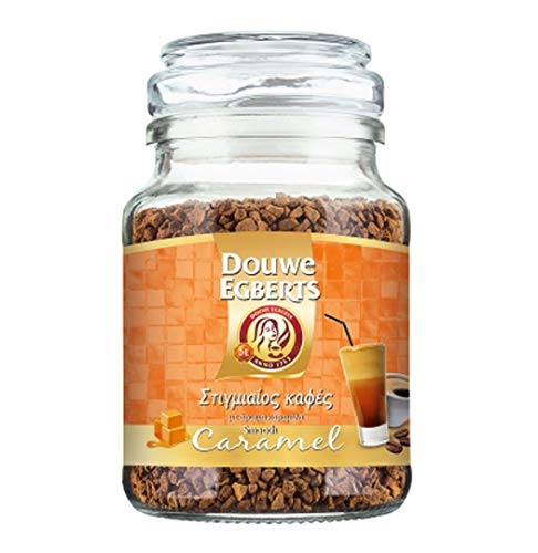 Douwe Egberts Instant Coffee Smooth Caramel Flavour - 1 Packung mit 95 g von Douwe Egberts