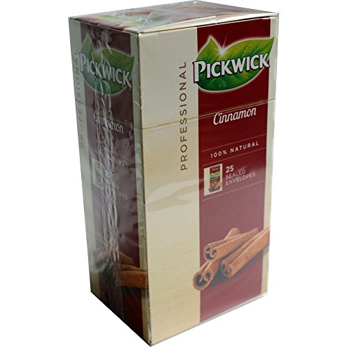 Pickwick Professional Teebeutel Cinnamon 25 Beutel á 1,6g Vakuumverpackt (schwarzer Tee mit Zimt) von Douwe Egberts