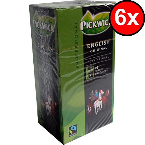 Pickwick Professional Teebeutel English Original 6 x 25 Beutel á 2g Vakuumverpackt (englischer Schwarztee) von Douwe Egberts