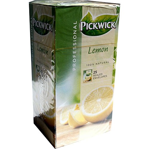 Pickwick Professional Teebeutel Lemon 25 Beutel á 1,5g Vakuumverpackt (aromatisierter schwarzer Tee mit Zitrone) von Douwe Egberts