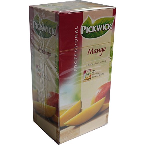 Pickwick Professional Teebeutel Mango 25 Beutel á 1,5g Vakuumverpackt (aromatisierter schwarzer Tee mit Mango) von Douwe Egberts