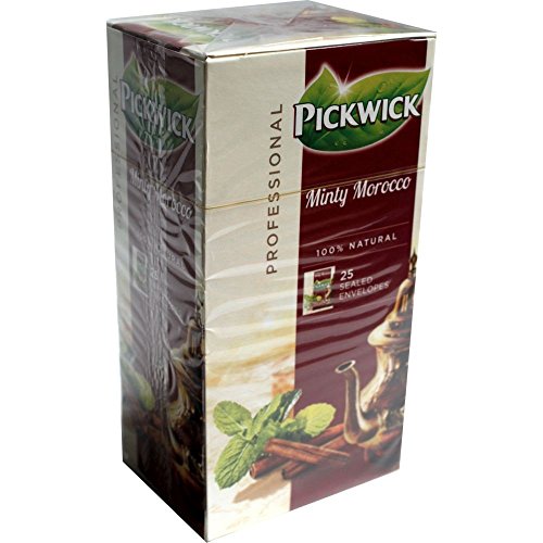 Pickwick Professional Teebeutel Minty Morocco 25 Beutel á 2g Vakuumverpackt (aromatisierte Kräutermischung mit Zimt, Süßholz & grüne Minze) von Douwe Egberts