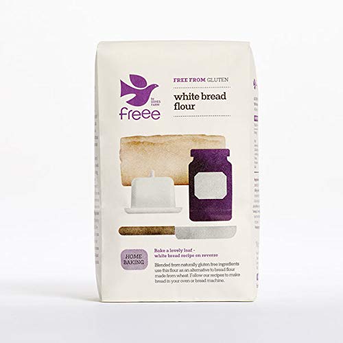 Doves Farm Gluten und Weizen geben frei Weißbrot Mehl-Mischung (1 kg) - Packung mit 6 von Dove