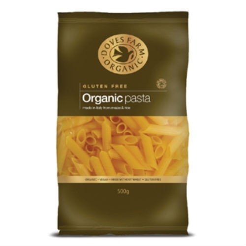 Tauben Farm Org Mais & Reis Penne 500 g x 5 (5 Stück) von Dove