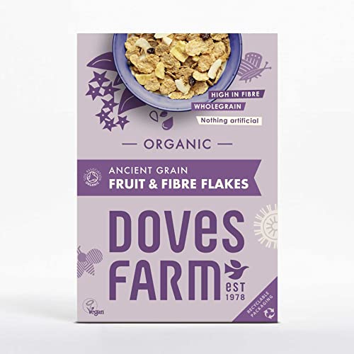 Doves Farm | Fibre Flakes Breakfast Cereal | 5 X 375G von DOVES FARM est 1978