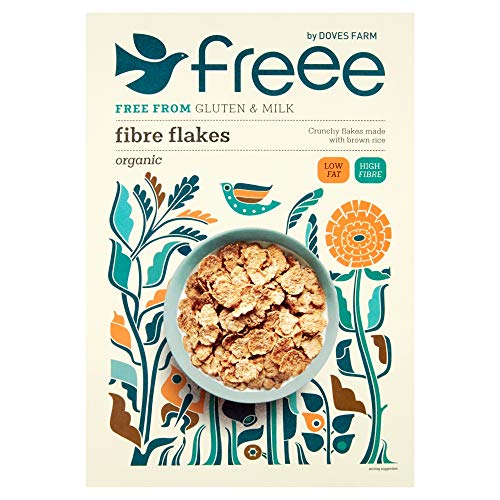 Doves Farm Freee Organic Fibre Gluten Free Flakes 375g Doves Farm Freee Organic Fibre Gluten Free Flakes 375g von DOVES FARM est 1978