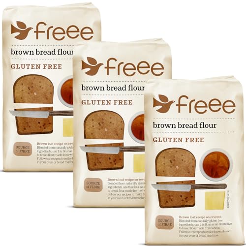 Doves Farm | Gluten Free Brown Bread Flour | 3 x 1kg von freee